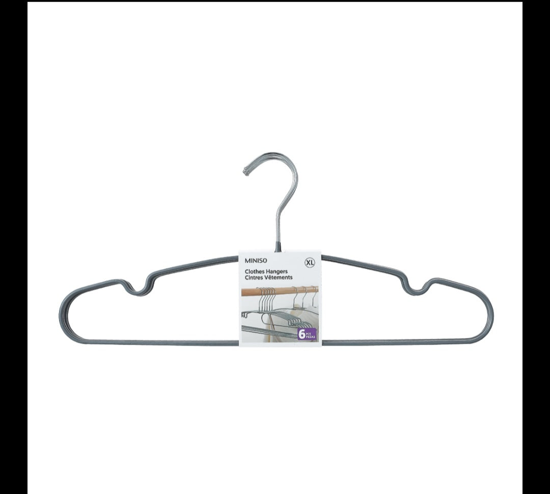 Multipurpose Anti-Slip Clothes Hangers (6 pcs)