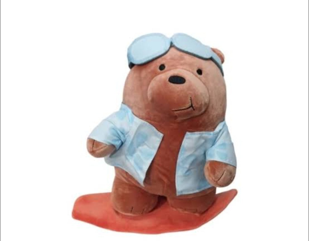 WE BARE BEARS SEASIDE MUSIC FESTIVAL 11in. Plush Toy(Surfing Grizz)