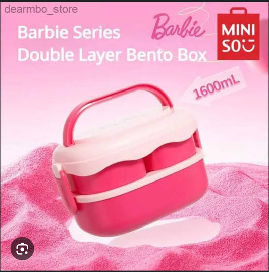 Barbie Collection Double Layered Bento Box (1600mL)