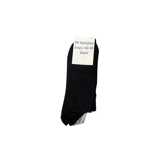 100%Cotton Men's Socks 3 Pairs(Dark)