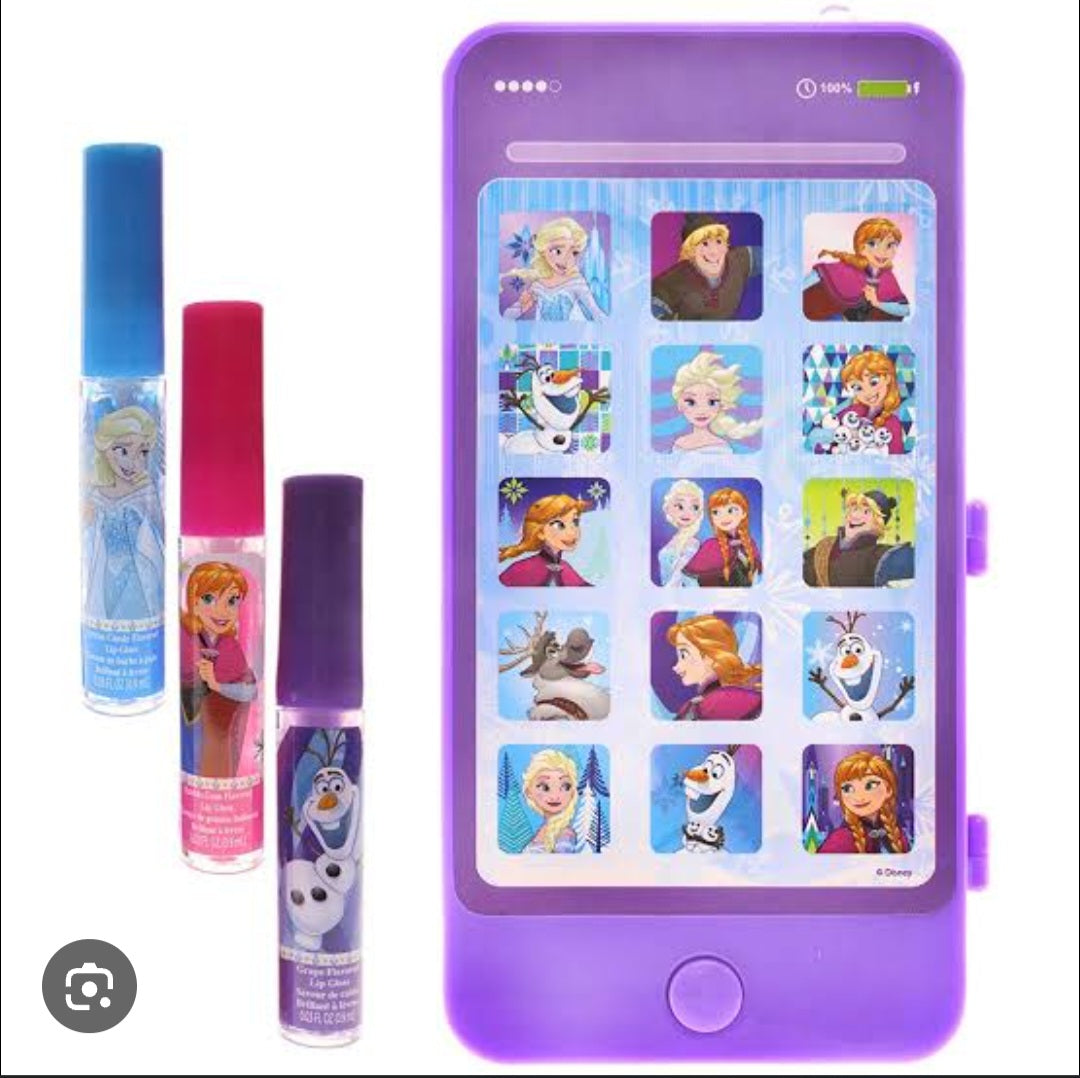 Disney Frozen Collection Clamshell Phone Shaped Lip Jelly Palette(Blue)