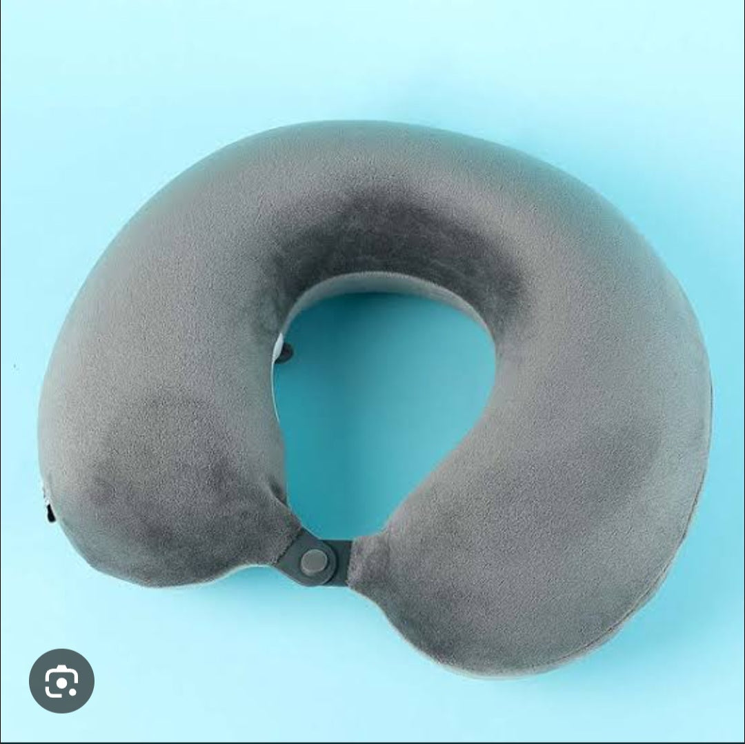We Bare Bears- Memory Foam U-shaped Pillow (Light Grey)