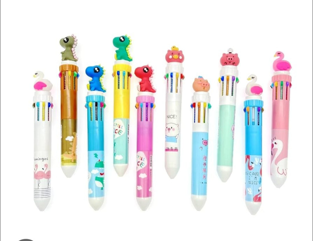 Mini Pen Series 8-Color Figure Ballpoint Pen (3 Assorted Models) PDQ