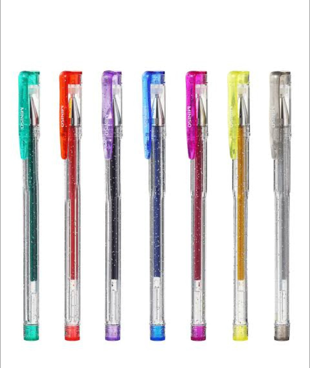 Colored Sign Pens 7 pcs(Glitter)