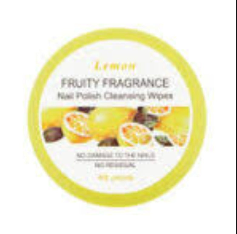 Nail Polish Cleansing Wipes(Lemon Fragrance)