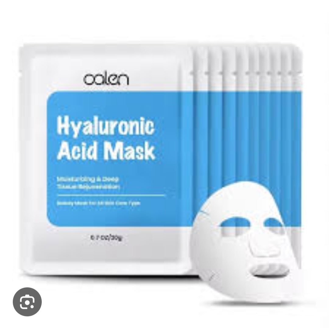 Hyaluronic Acid Facial Sheet Mask ×3
