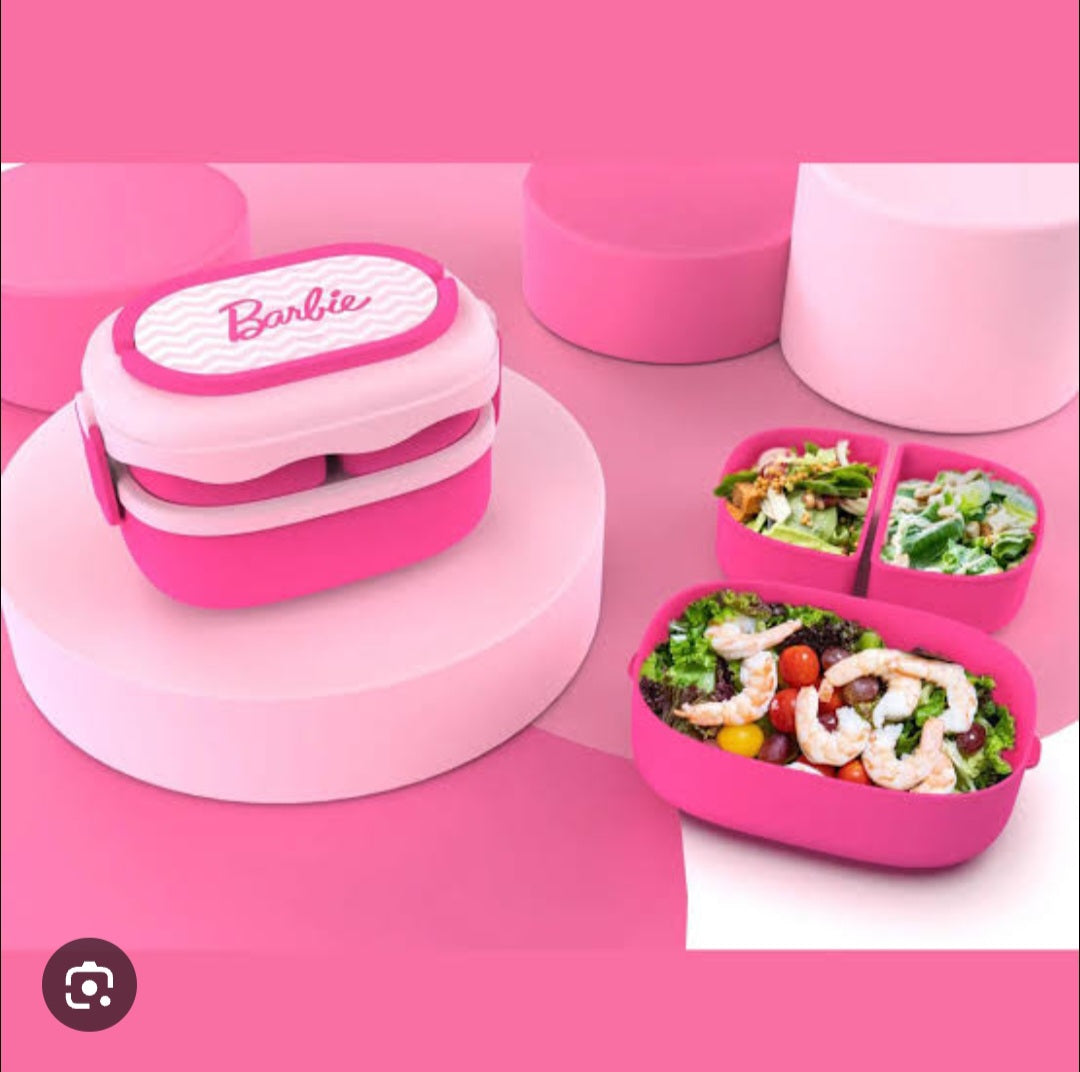 Barbie Collection Double Layered Bento Box (1600mL)
