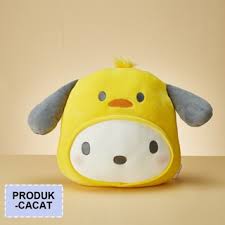 Sanrio character Head-Shape Pillow (Pochacco)