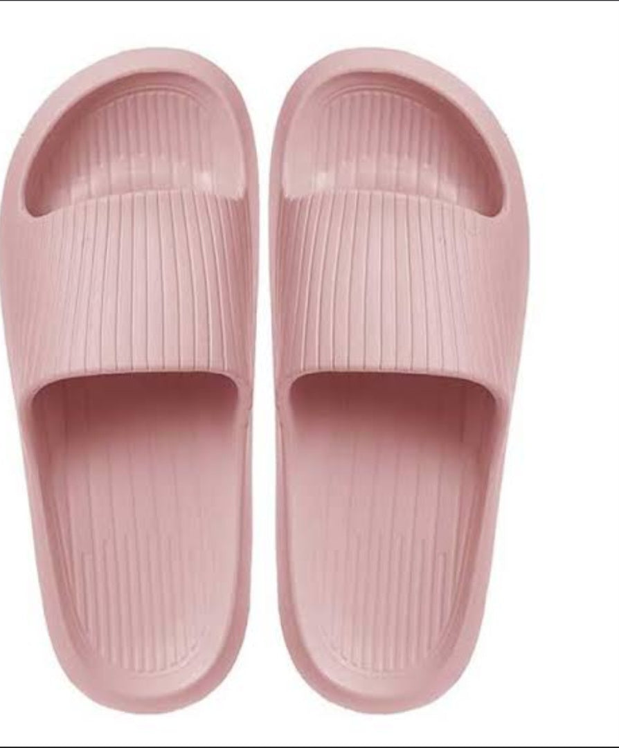Cloud Feel Women's Bath Slippers (Apricot,37-38)