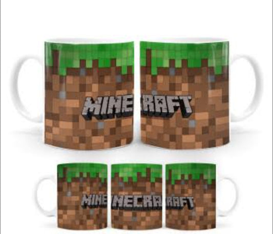 Minecraft Double Wall Coffee Mug 350mL(Brown)