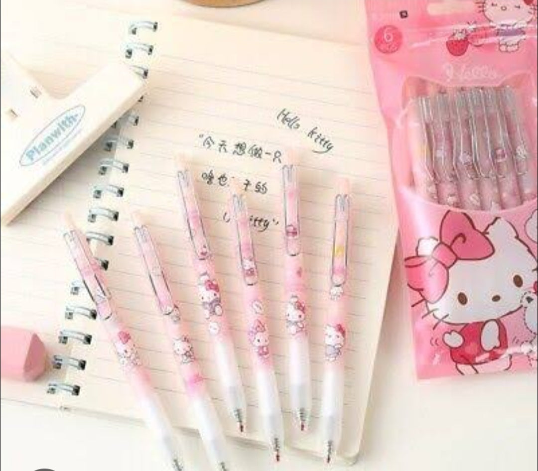 Color Aurora Series Colorful Press-On Gel Pen Set (5 pcs) PDQ