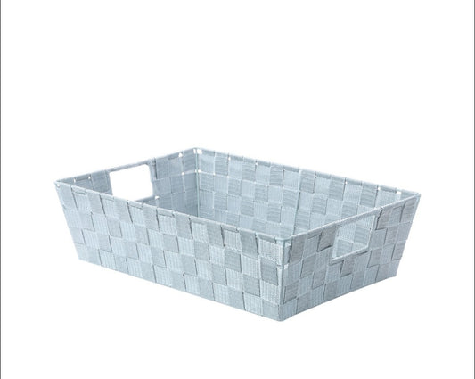 Woven Storage Basket (L)(Gray)