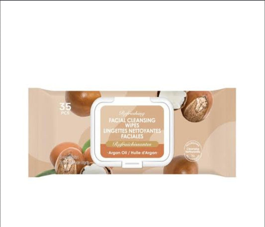 Refreshing Facial Cleansing Wipes(Argan Oil)