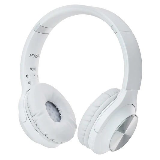 CD Patterned Wireless Headphones Model: TM-053(White)