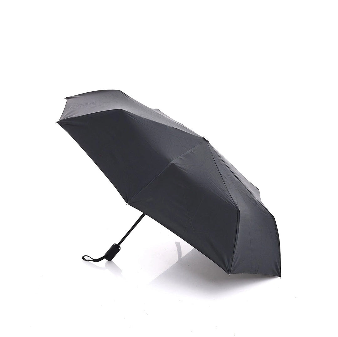 Classic Solid Color Sun Umbrella(Black)