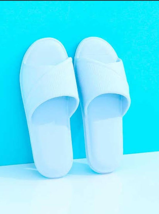 Ripple Series Women’s Bathroom Slippers(Green,37-38)