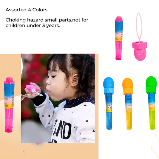 Microphone Bubble Wand (Assorted 4 Colors)
