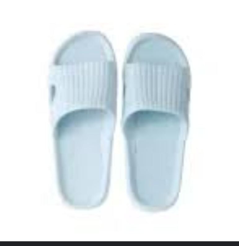 Ripple Series Women’s Bathroom Slippers(Green,37-38)