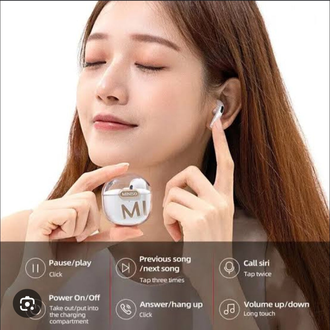 Dream at Night Series TWS Earphones  Model: M-01 (White)