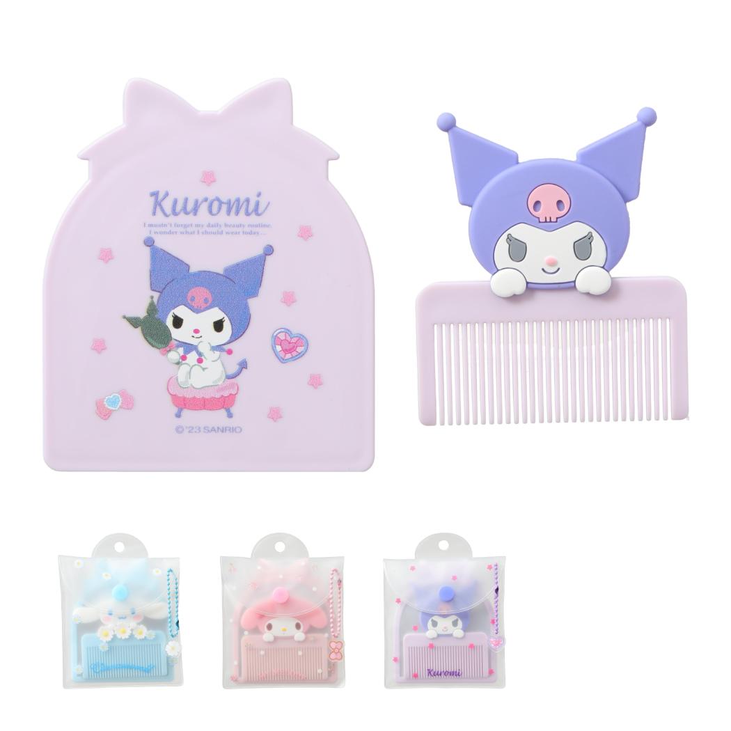 Sanrio Characters Mini Mirror Brush Set