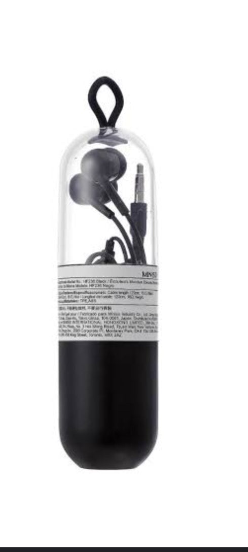 Colorful Music Earphones Model No.:HF236 Yellow
