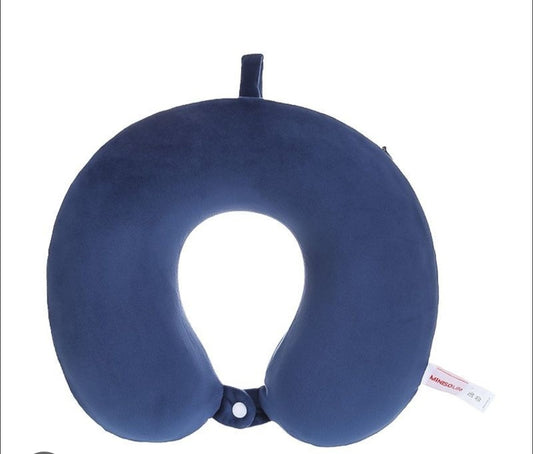 Upgraded Memory Foam U-shaped Pillow(Blue)