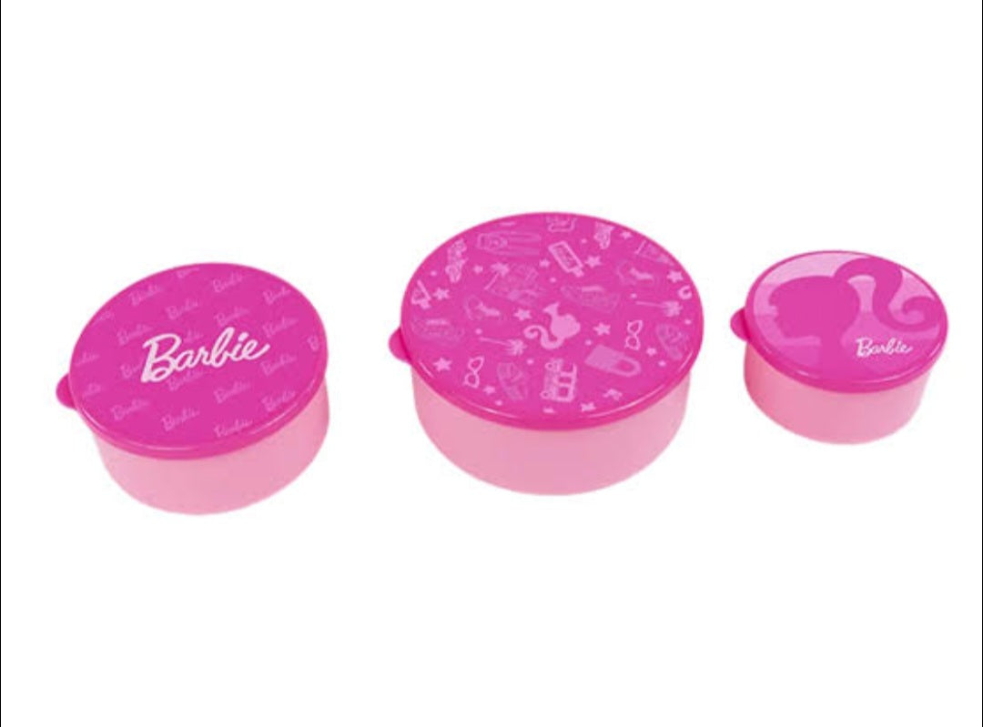 Barbie Collection Food Storage Containers (3 pcs)