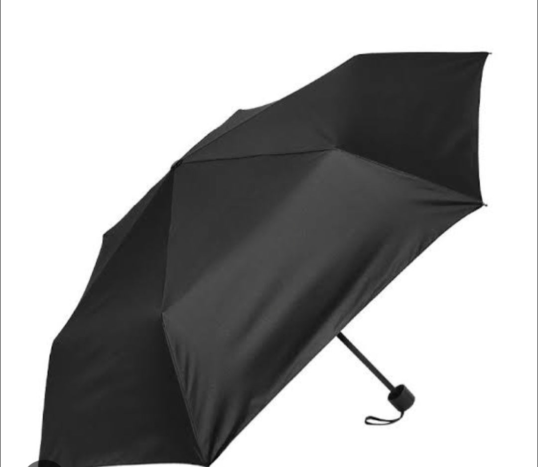 Classic Solid Color Sun Umbrella(Black)