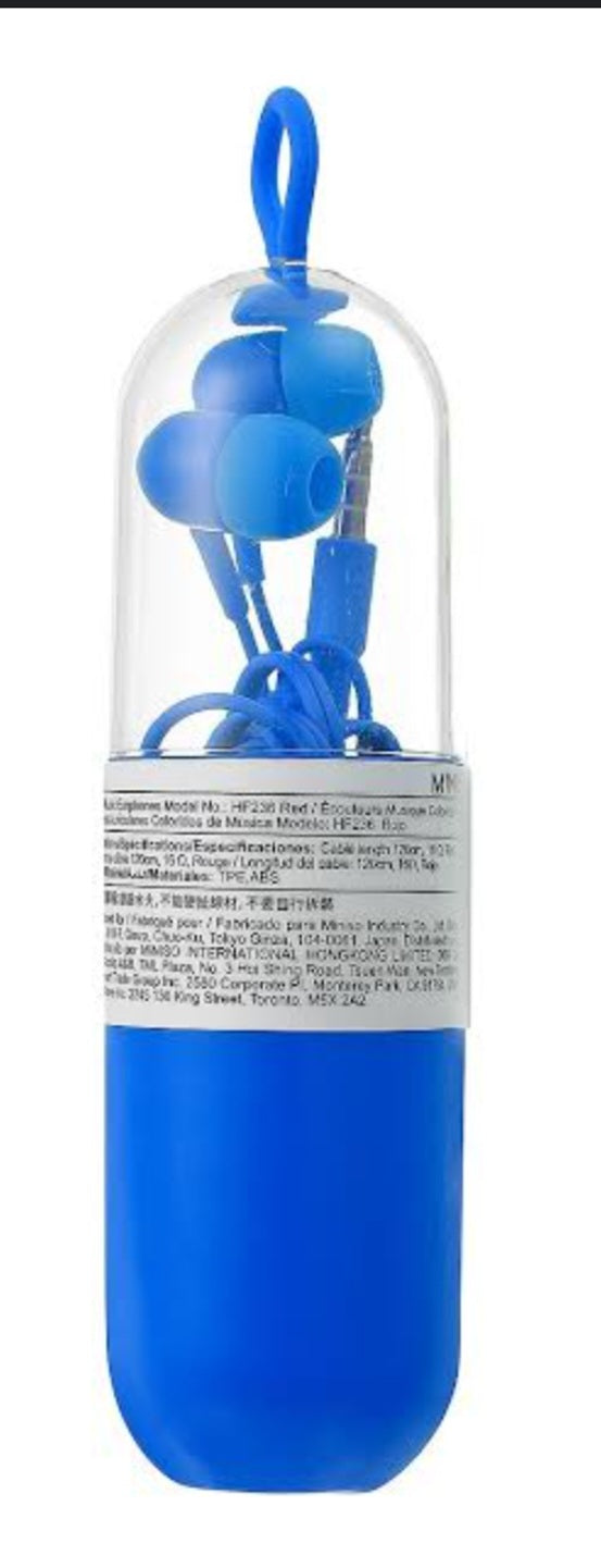 Colorful Music Earphones Model No.:HF236 Yellow