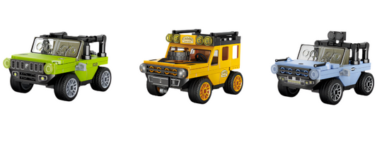 Building Blocks Pull-Back Car (A) (3 Assorted Models) (PDQ)