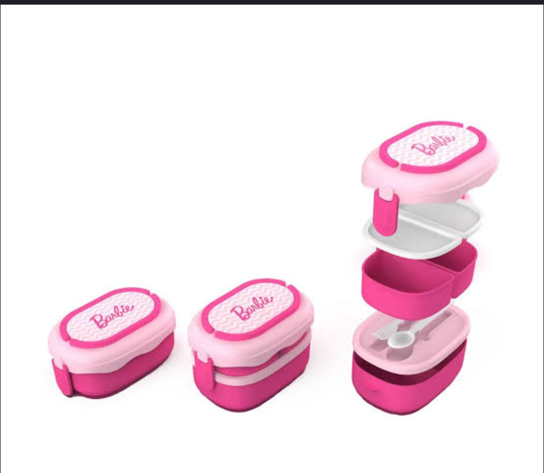 Barbie Collection Double Layered Bento Box (1600mL)