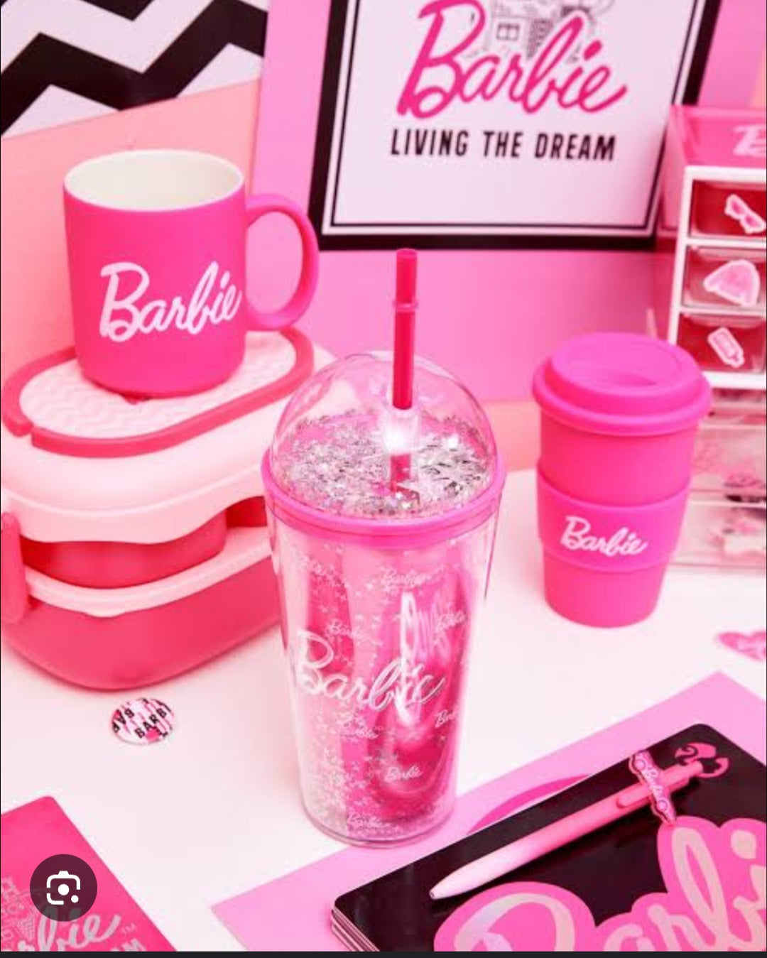 Fancy Barbie Collection Coffee Bottle (380mL)