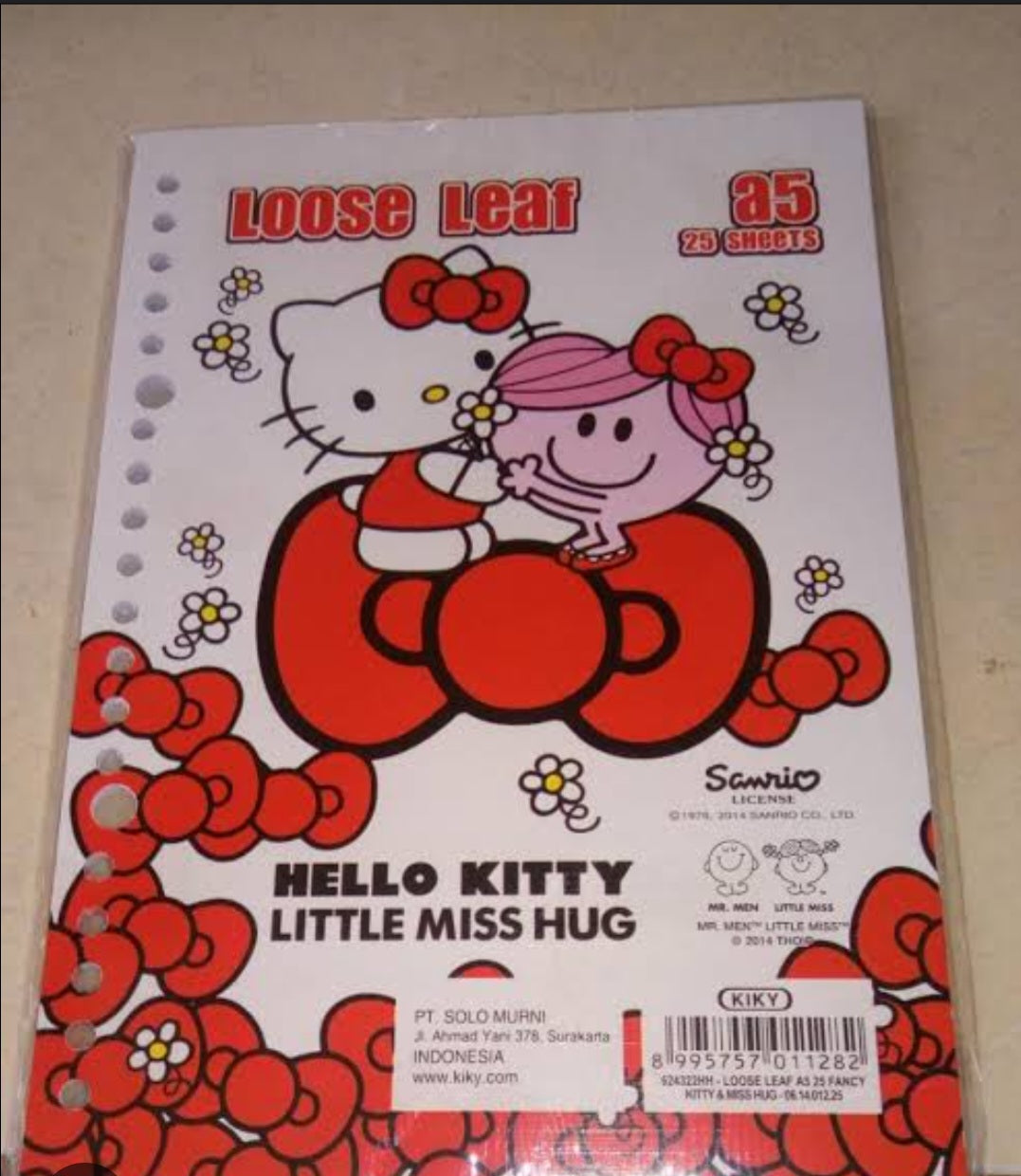Hello Kitty A5 Loose-Leaf Book (48 Sheets)
